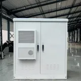 RH OEM ODM Outdoor Two-Compartment 30U Battery Cabinet IP55 Energy Storage Aluminum Steel 