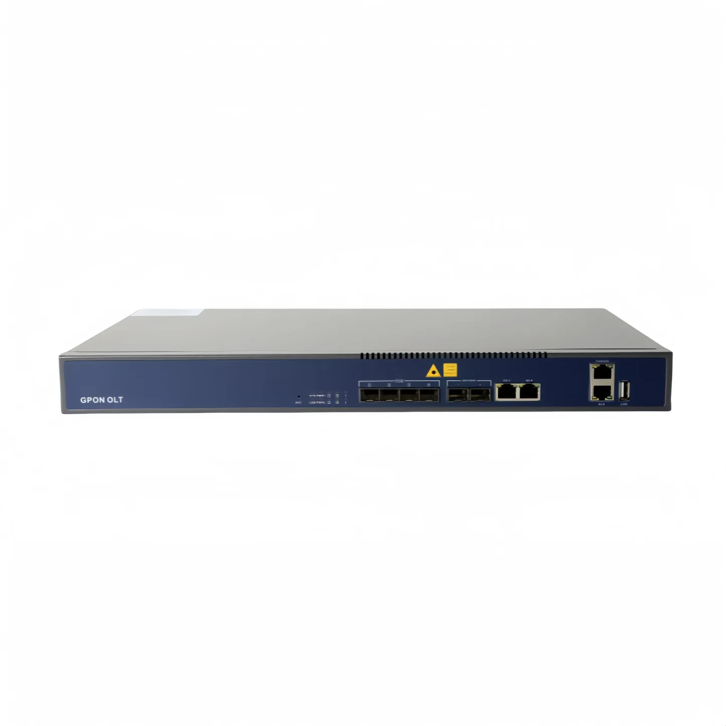 GPON 4-Port OLT ZC-P1004G 2GE (RJ-45) + 2GE (SFP)/10GE (SFP+) UPLINK PORT Network Use GPON EPON Optical Line Terminal-boxintelecom