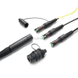 RRU 5G Compatible Hptic SC/APC H Connector IP67 Waterproof SM Fiber Optic Patchcord for FT