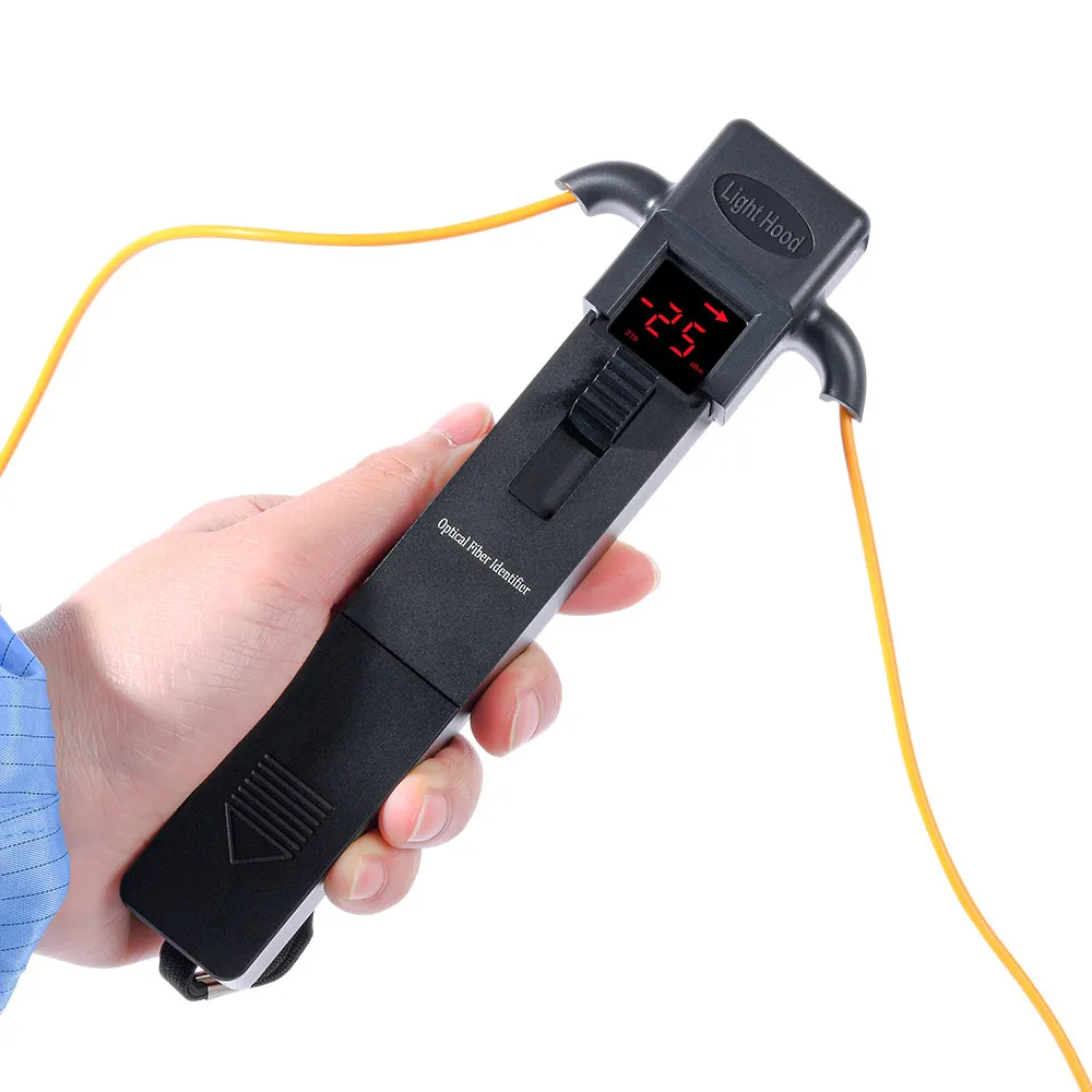 Komshine KFI-35 Fiber Optic Identifier Cable Tester 0.25/0.9/2.0/3.0mm Live Detector Identifier SM and MM Fiber Cable KFI35-boxintelecom