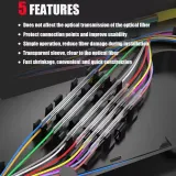 Splice Protection Sleeve for Optical Fibers Used on Fiber Optic Cables in FTTH Networks Co