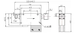 rf VHF UHF Coaxial Isolator Circulator 412-425MHz 100W, N male to N female