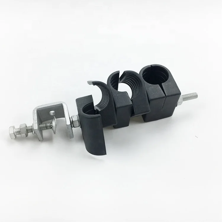 Z-FCC-HW15 Power Cable Clamp with Rubber Double  Triple Feeder Clamp 1/2"  27150113-boxintelecom
