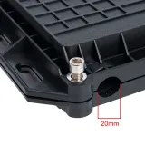 F007 FTTX Fiber Optical Horizontal Type 12/24/48 Cores Splice IP65 Coupling Enclosure Box 