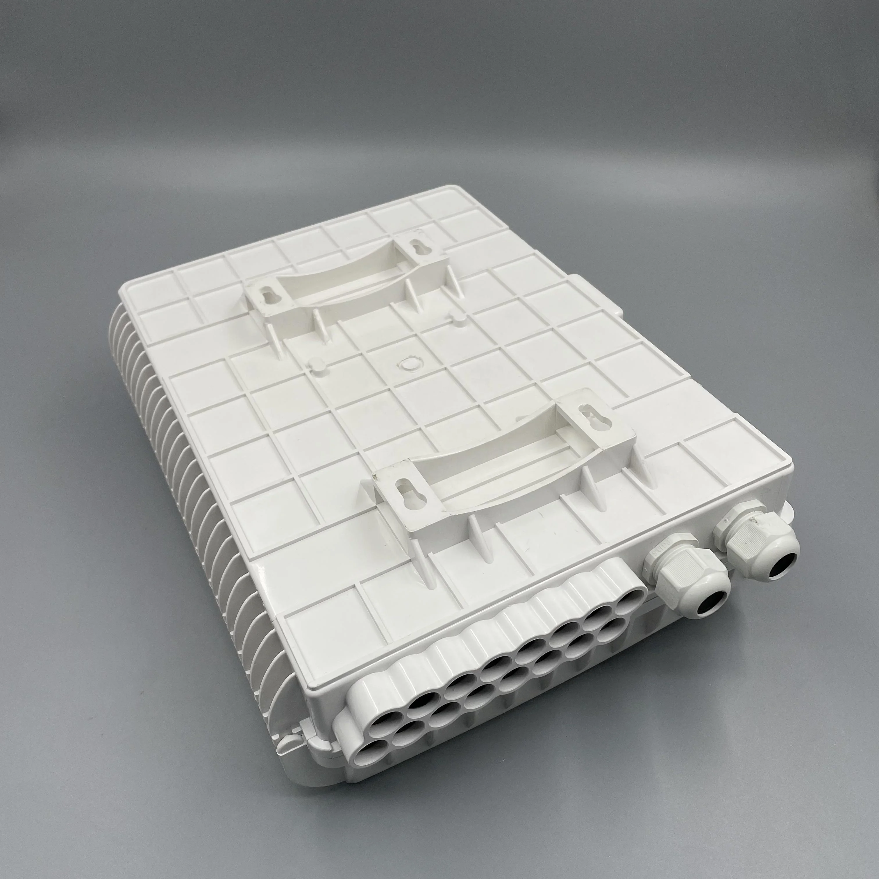 Fiber Optic Distribution Box Plc Splitter White  Black Color Odb Nap 16 Core Optical Fiber Terminal  Ftth Nap  Box-boxintelecom