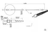 UV Quartz Optical Fiber Patch Cord SMA905/FSMA/FC ST Connector 200-1200nm UV-Visible-NIR S