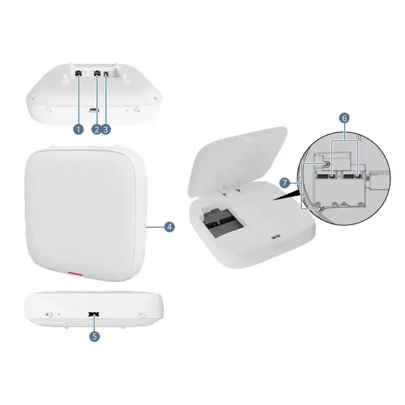AP673 50087291 11be Indoor,2+2+4 Tri Bands,smart Antenna,USB,BLE Indoor Wifi Access Point-boxintelecom