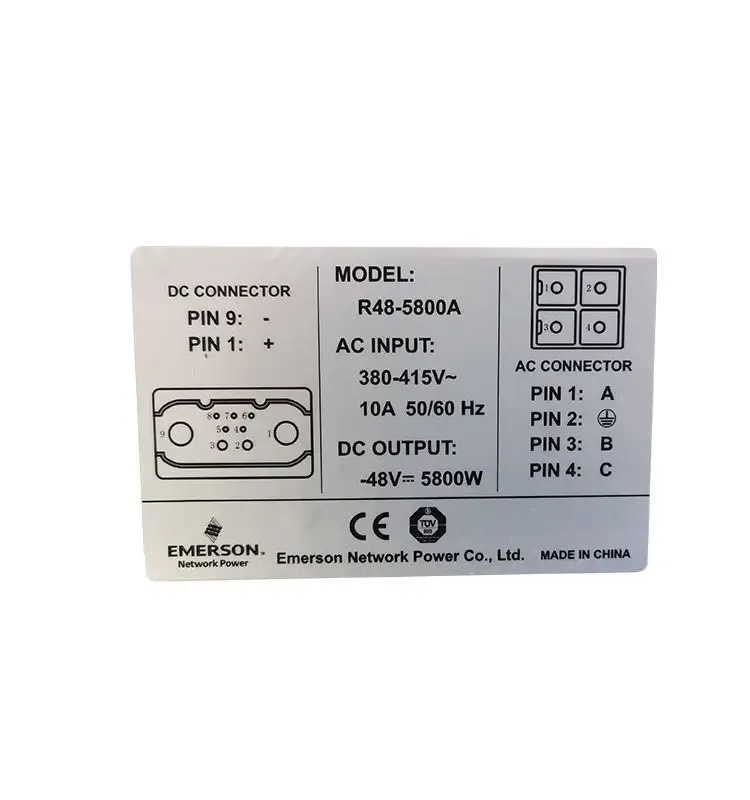Emerson R48-5800A R48-5800E Rectifier module -48 VDC, 5800 W 100A power supply-boxintelecom