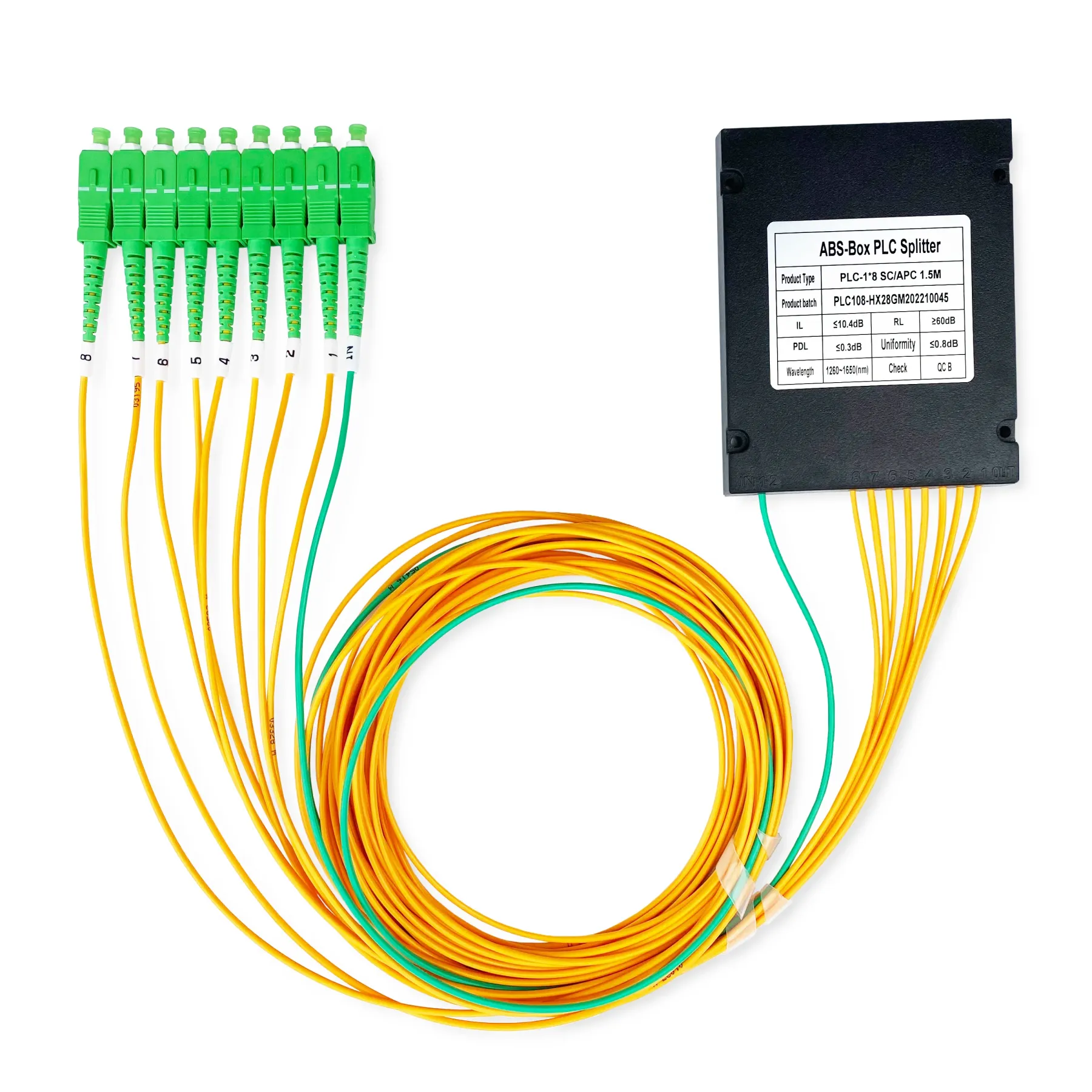 APT Hot Selling Mini 1*16 PLC Splitter Single Mode Fiber SC/APC FTTH FTTB FTTX Wi-Fi 4G 3G