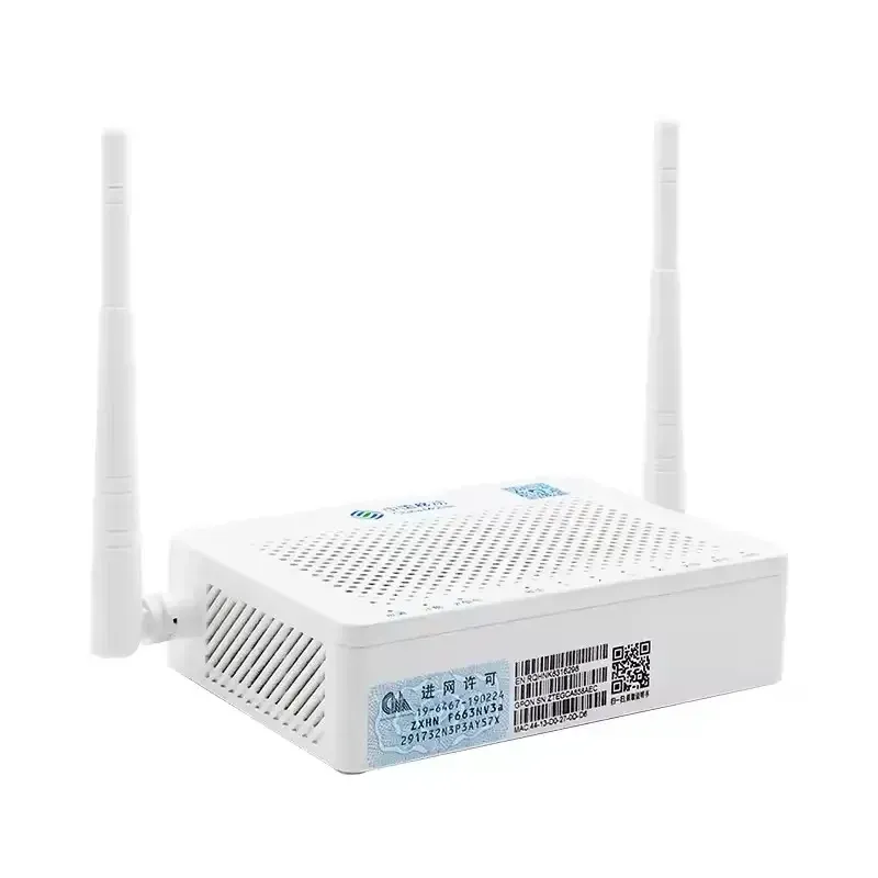 XPON ONT F663NV3a OMCI Hot Sale 1GE+3FE+2.4G WiFi EPON ONU ZX-F663NV3a Wan Access GM220-S Fiber Optic Equipment F460 F660 V6-boxintelecom