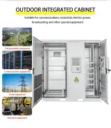 OEM ODM Customized IP65 Waterproof Three-Compartment Battery Power Cabinet Outdoor Electro