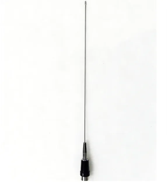 UHF 340-520MHz 570mm 3.4dBi Mobile Stainless Steel Whip Communication Antenna for Radio Sy