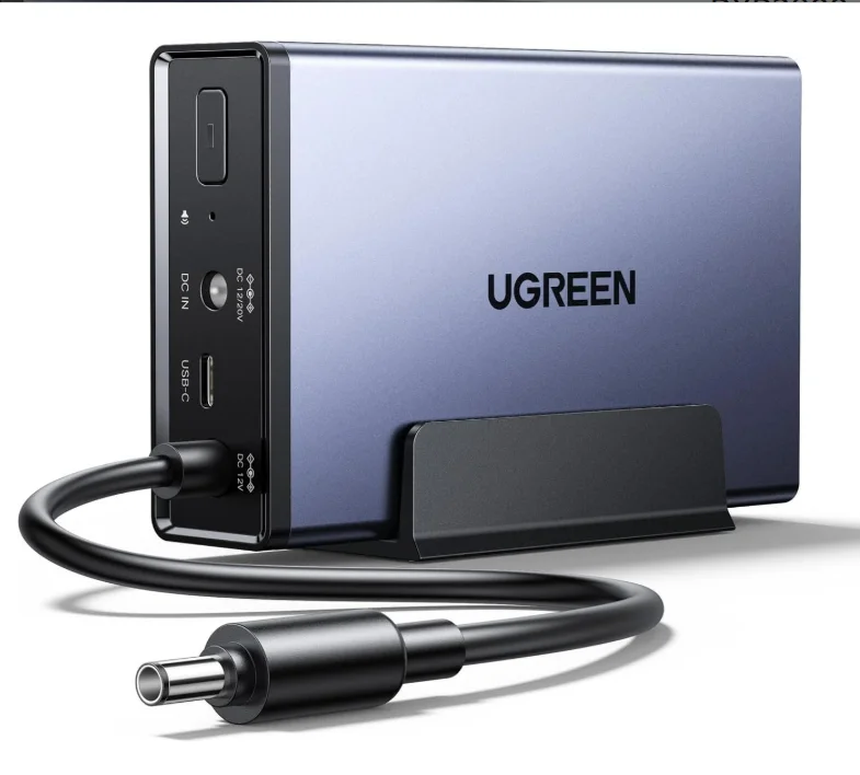 UGREEN NAS US3000, 12000mAh Uninterruptible Battery Power Supply Bundle with UGREEN NAS DH4300 4-Bay with 120TB Storage Capacity-boxintelecom