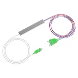 Single Mode 1x2 1x4 1x8 1x16 1x32 1x64 FTTH SCAPC Steel Tube GPON Fiber Optical Mini PLC S