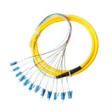 OS2 9/125 Singlemode LC/UPC Pigtail Fiber Optic Bundle 12 Fibers for FTTH Network Fiber Op