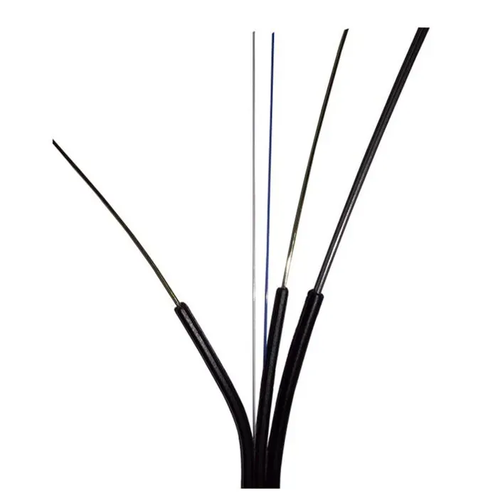 GJYXCH Outdoor Optical Fiber Steel Wire Optic Drop Cable FTTH 1/2/4core G657A1-Telecom Pow