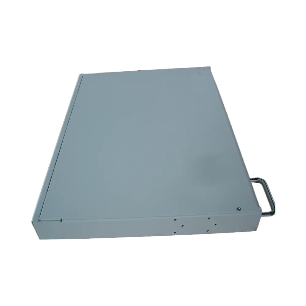 Rotary Type Fiber Optic Distribution Box 1U Patch Panel for 5G FTTH FTTX Broadband Network