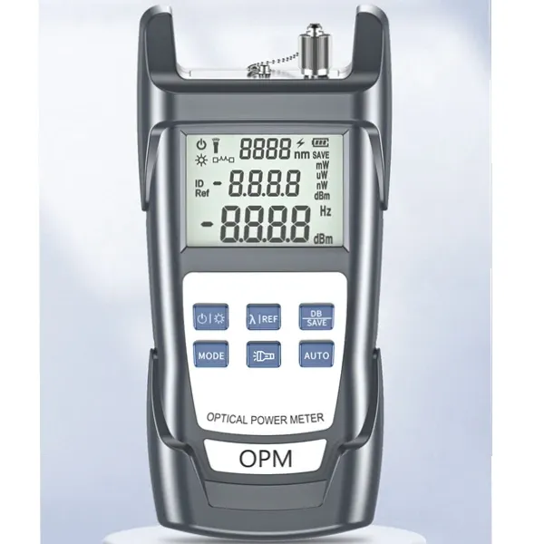 New Model Mini Opm  10 850-1650  Wavelngth Handheld Fiber Optic Power Meter -70+10dBm Optical