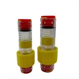 14mm Gas-Water Block Straight Microduct Coupler for FTTX Fiber Blowing Cable Protection