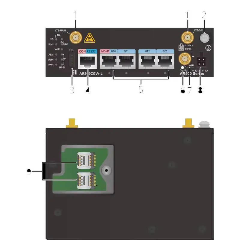 Hw AR509CGW-L 50010385 Ar500 Series Enterprise SIM Card Network Access Router