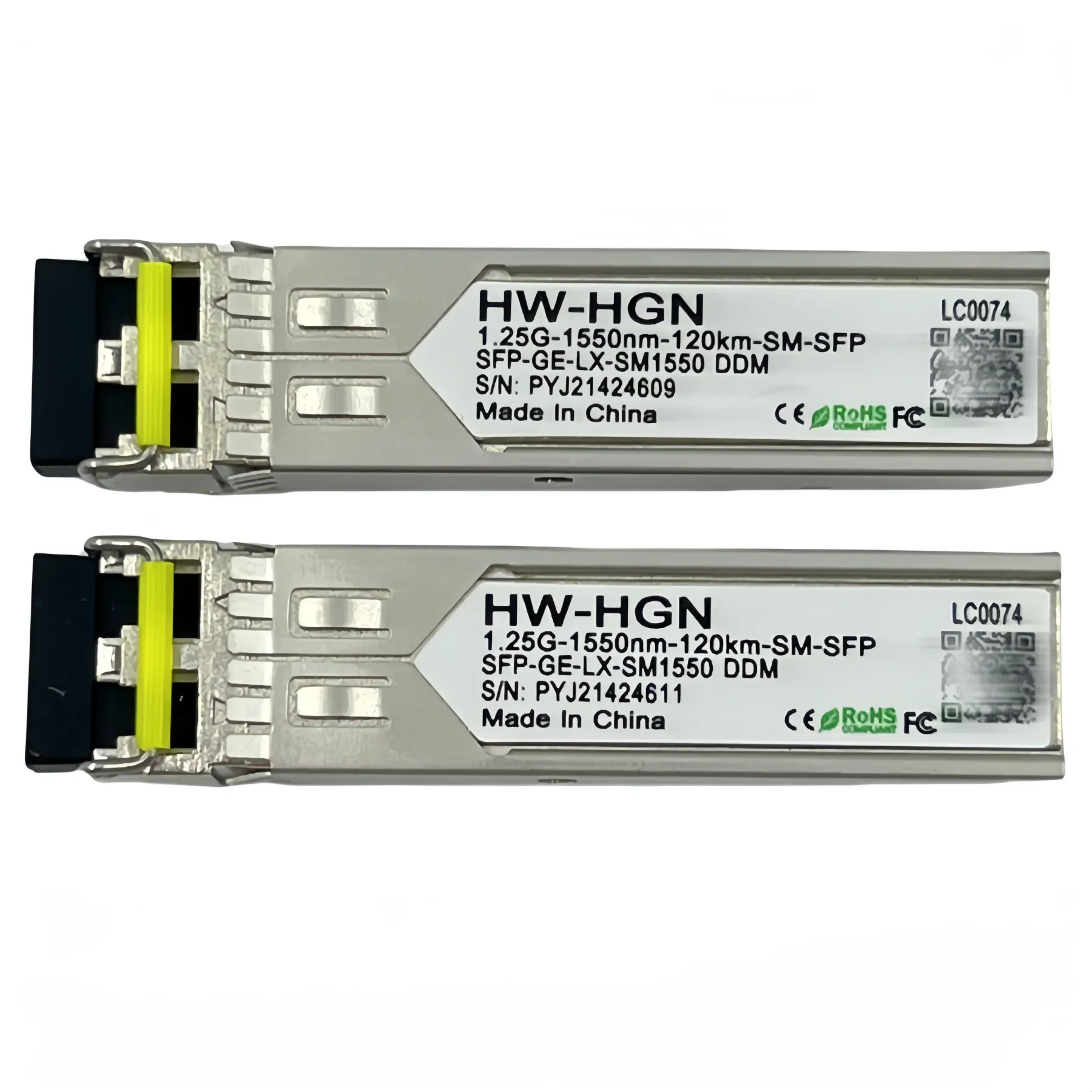 1.25G 1550nm 120km SFP Module SM  GE LX SM1550 DDM Connector Optical Compatible Switch Gigabit Sfp Fiber Transceiver Module-boxintelecom