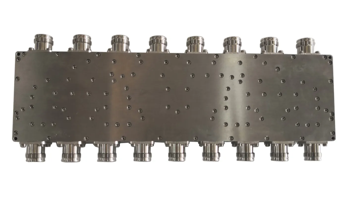 Cross Band Coupler 9in 8out Hybrid Coupler Combiner 1.7-6GHz 4310F-boxintelecom