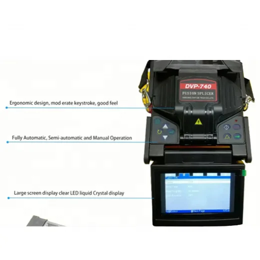 FTTH Dvp  Fusion Splicing Machine DVP 740  765 Fiber Optic Welder DVP-740 Optical Fiber Fu