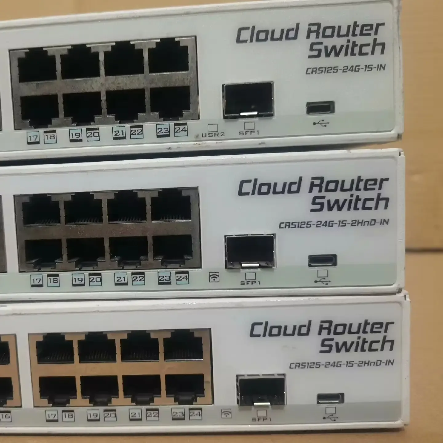 MikroTik CRS125-24G-1S-2HnD-IN wear built in 2.4GHz wireless access point and It has 24 Gigabit ports one SFP cage of switch-boxintelecom