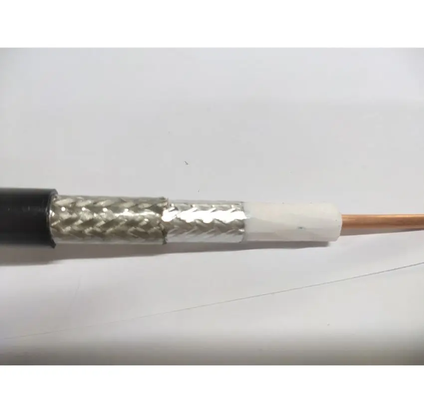 Low Loss 10D-FB Coaxial Communication Cable 50ohm with Copper Aluminum PVC and PE Conductors Flame Retardant and Insulated-boxintelecom