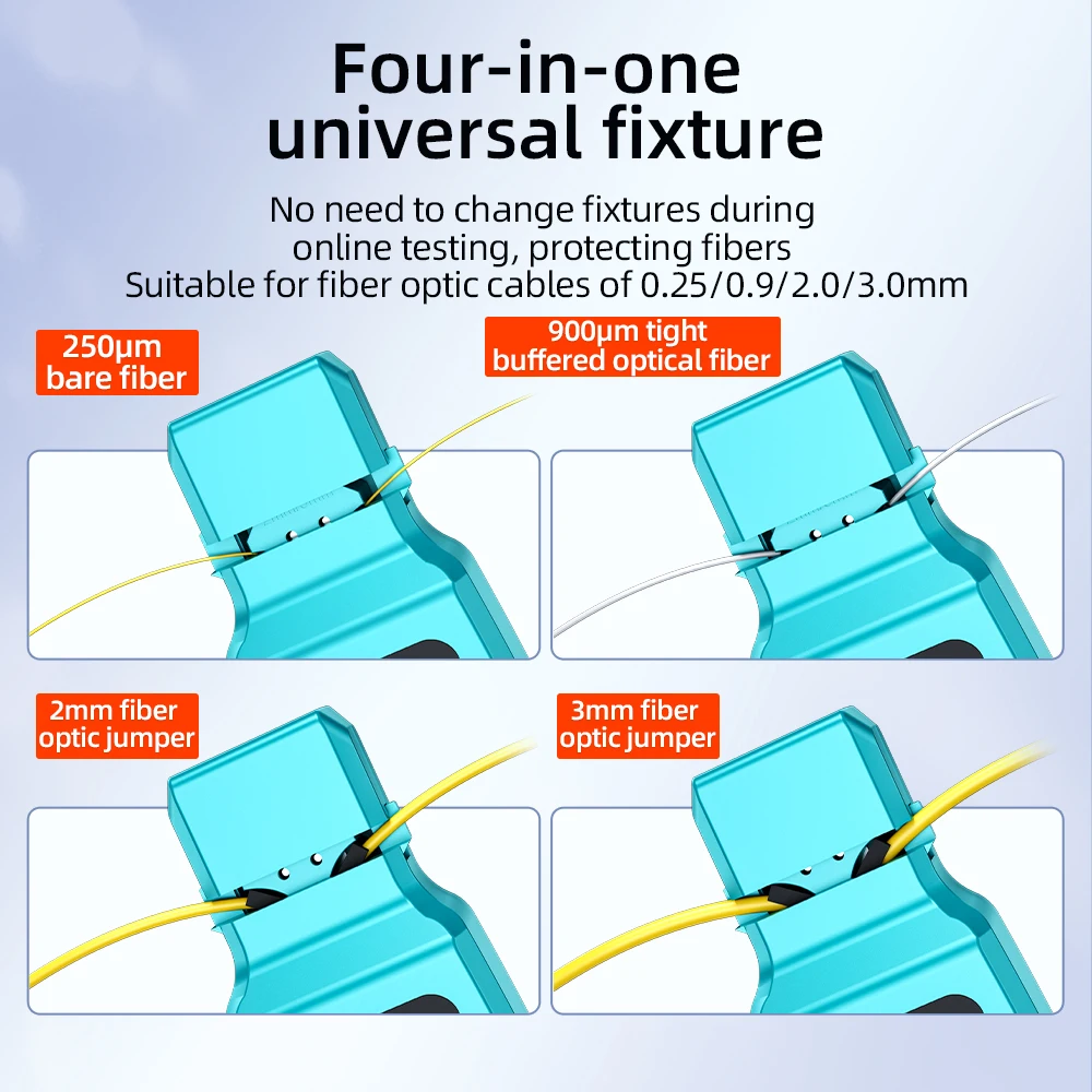 Multifunctional  Fiber Identifier With OFI OPM VFL RJ45 Cable Locator Built In 10mw Visual