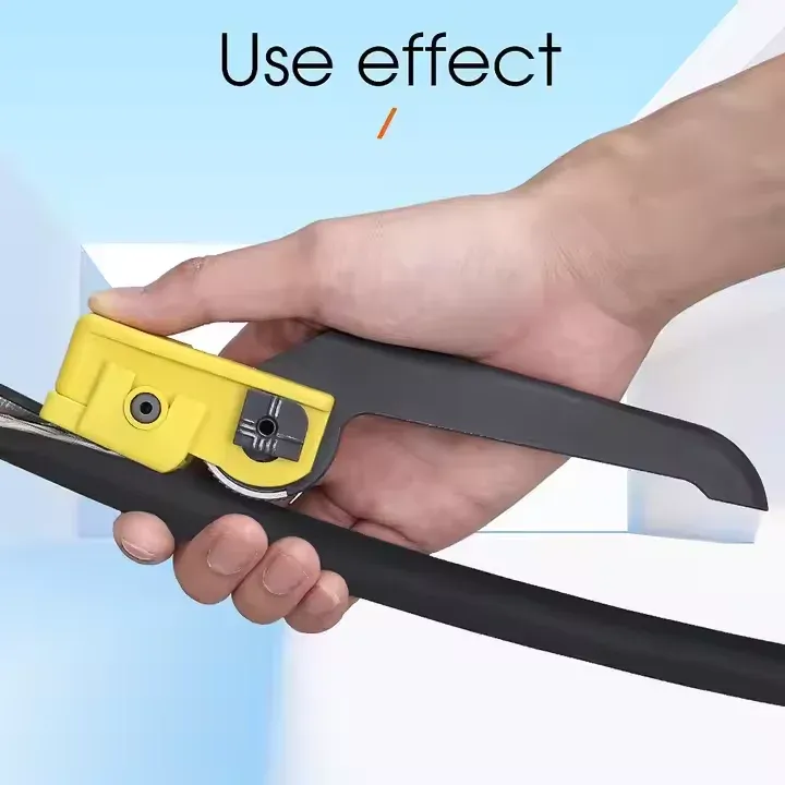 KMS-K Longitudinal Fiber Optic Cable Sheath Slitter & Fiber Cutter for FTTX Use Metal Mate
