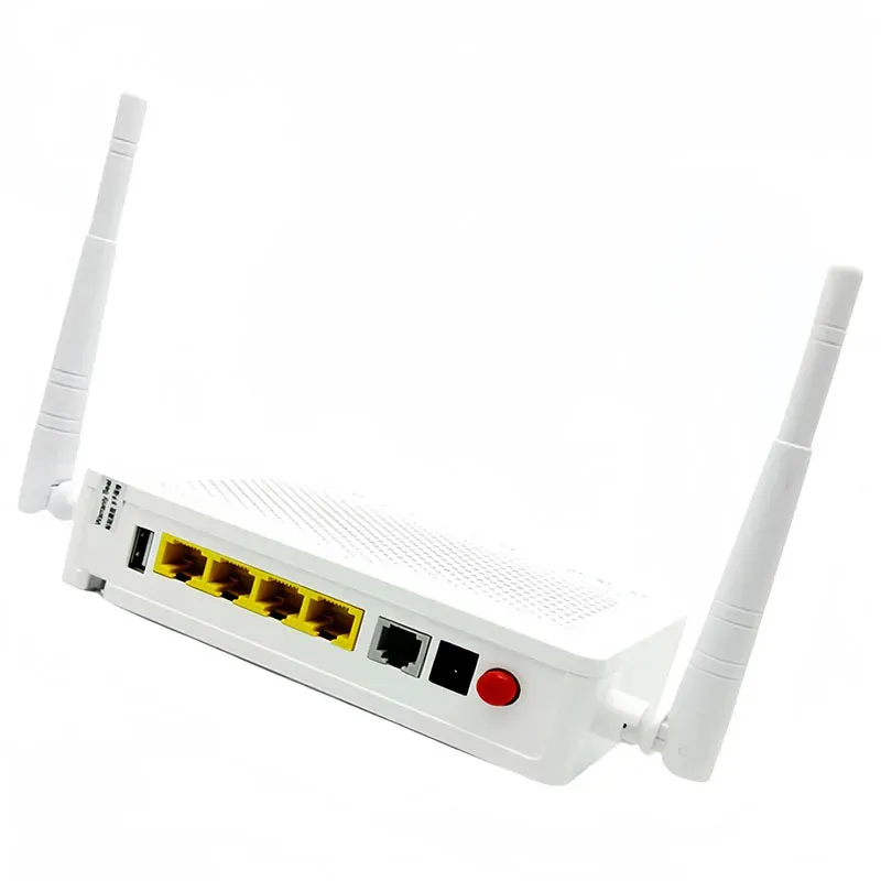 F673AV9 Dual Band Optic Internet Modem 4GE+1POT+2USB+2.4G&5G LAN AC Wifi Router English Firmware FTTX FTTH GPON Optical ONU-boxintelecom