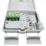 16 Cores Outdoor Fiber Distribution Box with SC Connector, ABS+PC IP65 FTTx Terminal Box