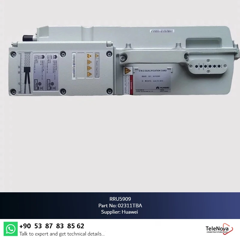 RRU5909 02311TBA B8 2T2R 120W Telecom Parts Radio Remote Unit