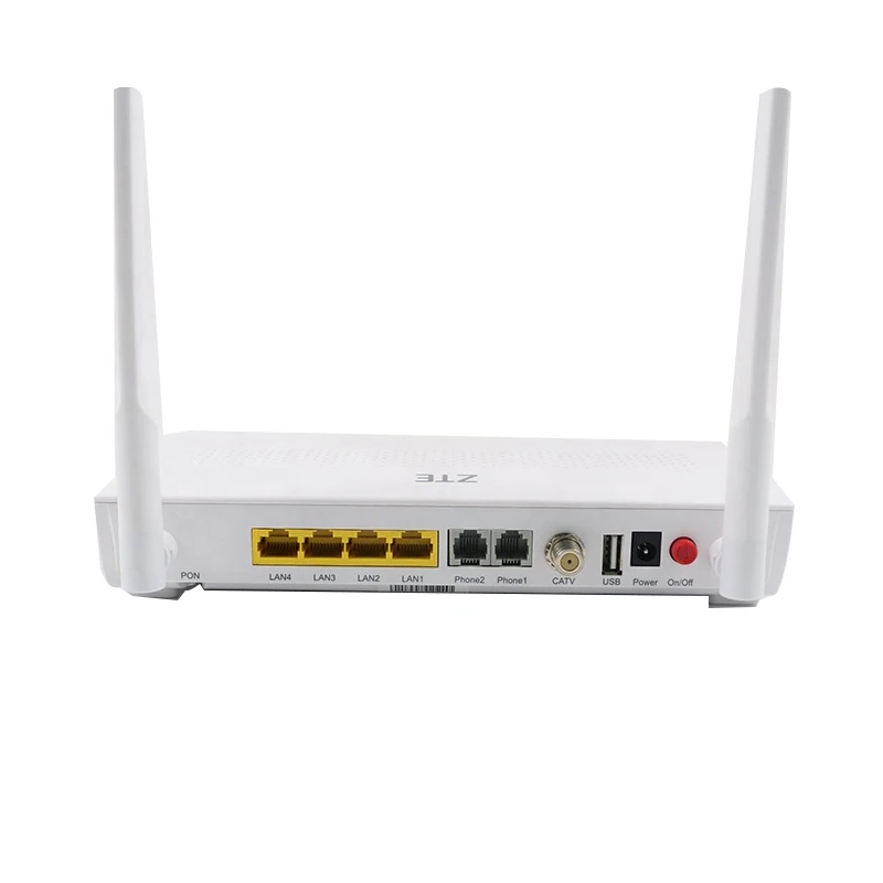 F668 ONU with 4GE+ 2POTS+ WIFI+ CATV+ 1USB, SC/APC, zxhn f668 Wireless GPON ONT-boxintelecom