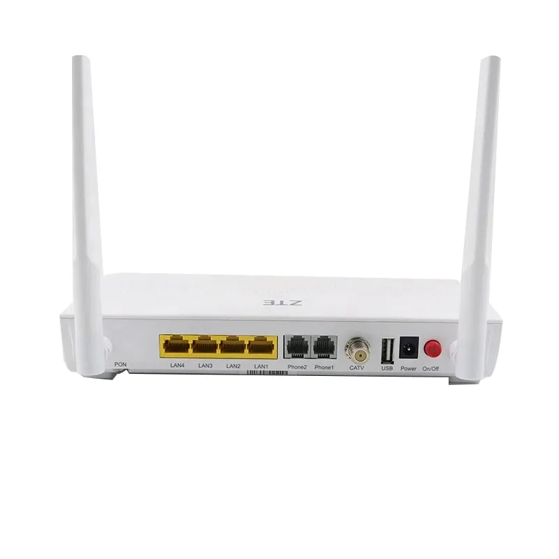 F668 ONU with 4GE+ 2POTS+ WIFI+ CATV+ 1USB, SC/APC, zxhn f668 Wireless GPON ONT-boxintelecom