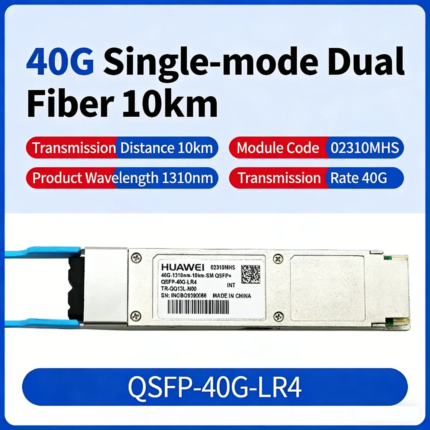 40G QSFP+ Transceiver 40GBASE-LR4 1310nm 10km SMF MPO DOM Optical Transceiver Module-boxintelecom
