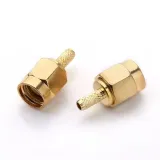 Hot Sale Straight RF Connector Rf Coaxial Connectors With S-MA Male Plug Connector