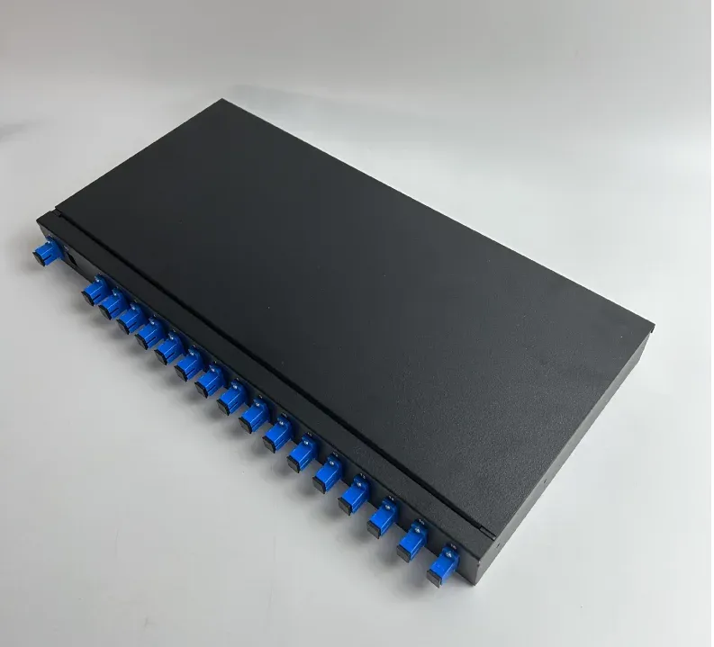 16 Port Fiber Optic Termination Box, Telecom-Grade SC/FC/LC Fully Loaded Splice Box with P