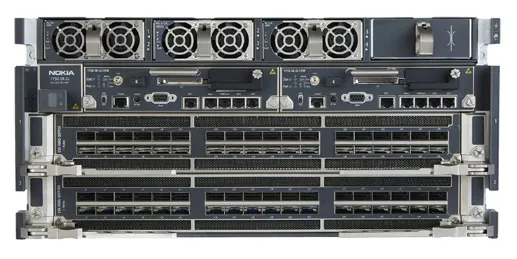 7750SR 7750SR-2S 5RU System capacity 19.2 Tb/s , 2x XMA-s