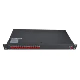 1U Rack Mount Fiber Optic PLC Splitter 1*16 FC/UPC G652D Single-Mode Fiber LC Connector SC