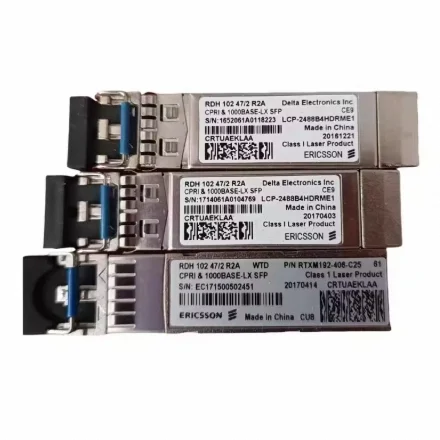 70/1 and RDH 102 70/2 Paired Single Fiber Optical Module 10GBASE-BX20-U/D SFP+