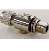 Factory Price 0-6G N Female Bulkhead to N Male Surge Type Quarter Wave Lightning Arrester 