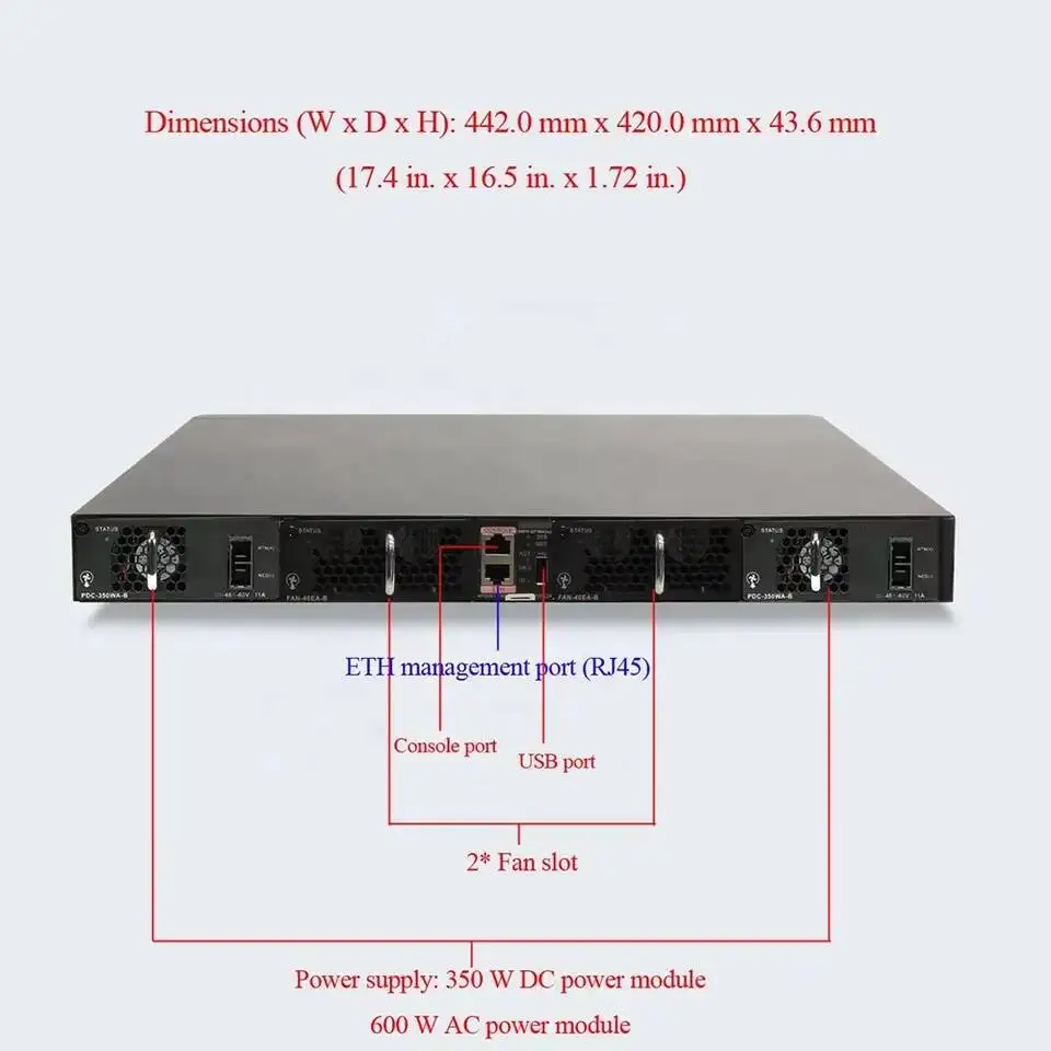 CE6810-32T16S4Q-LI 02350EWB 02350EWC 02350TJF 32 Port SFP Enterprise Ethernet Network Switch 1