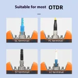 OTDR Adapter LC Interface Small Square Head SC/FC Fiber Optic Converter Optical Time Domai