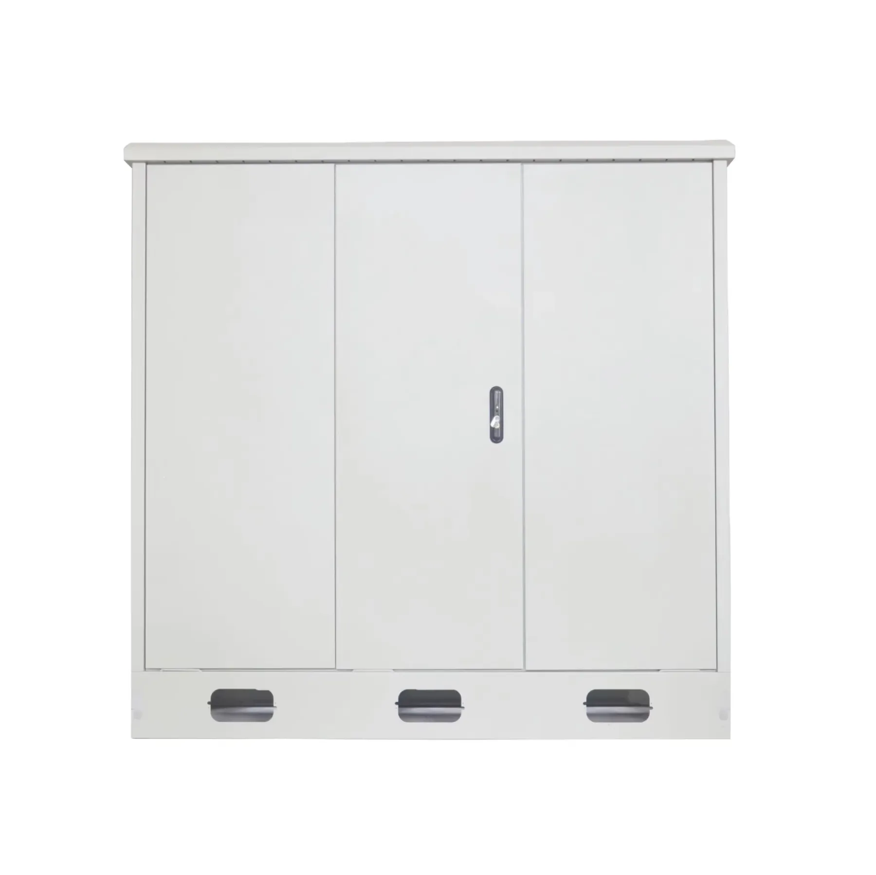 Outdoor 5G Base Station Cabinet 1.8 Meters Three-Room Integrated Stainless Steel Aluminum Electronic Instrument Shell IP65-boxintelecom