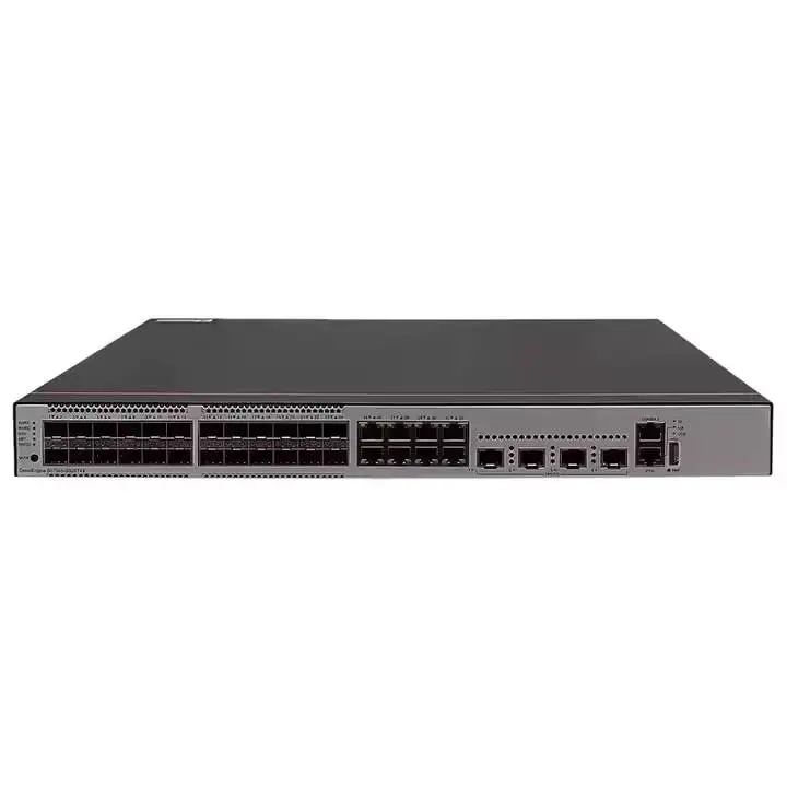 S5735S-L24T4S-A1 98011307 S5700 S5735S-L1 Series 24*10/100/1000BASE-T 4*GE SFP Ports, AC Power Switch for h w 0