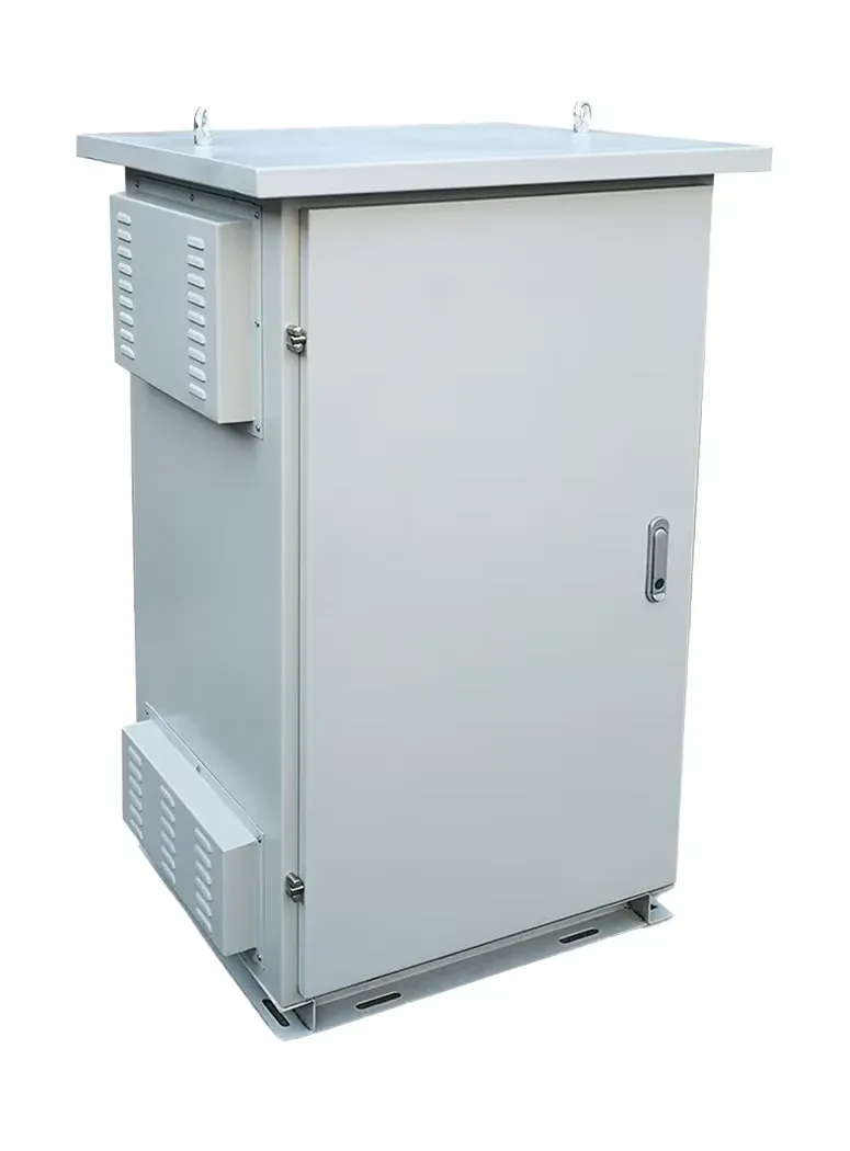 Outdoor Integrated Cabinet IP55 Waterproof Electronic Instrument Enclosure 5G Network Base Station Server Tower Aluminum Steel-boxintelecom