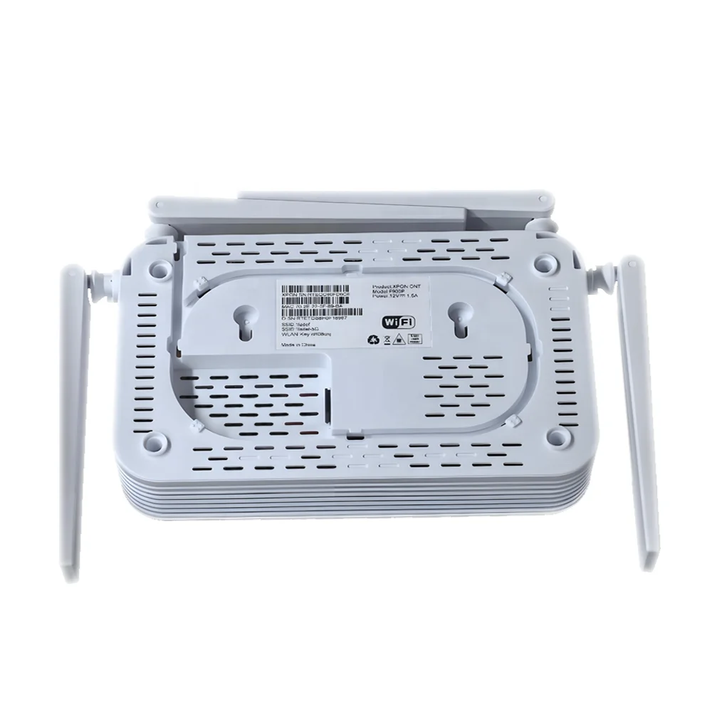 FTTH All New F900P ONT Gpon ONU 4 Port  Epon Xpon ONT 4Ge 2.4G 5G Dual Band WiFi Router Modem-boxintelecom