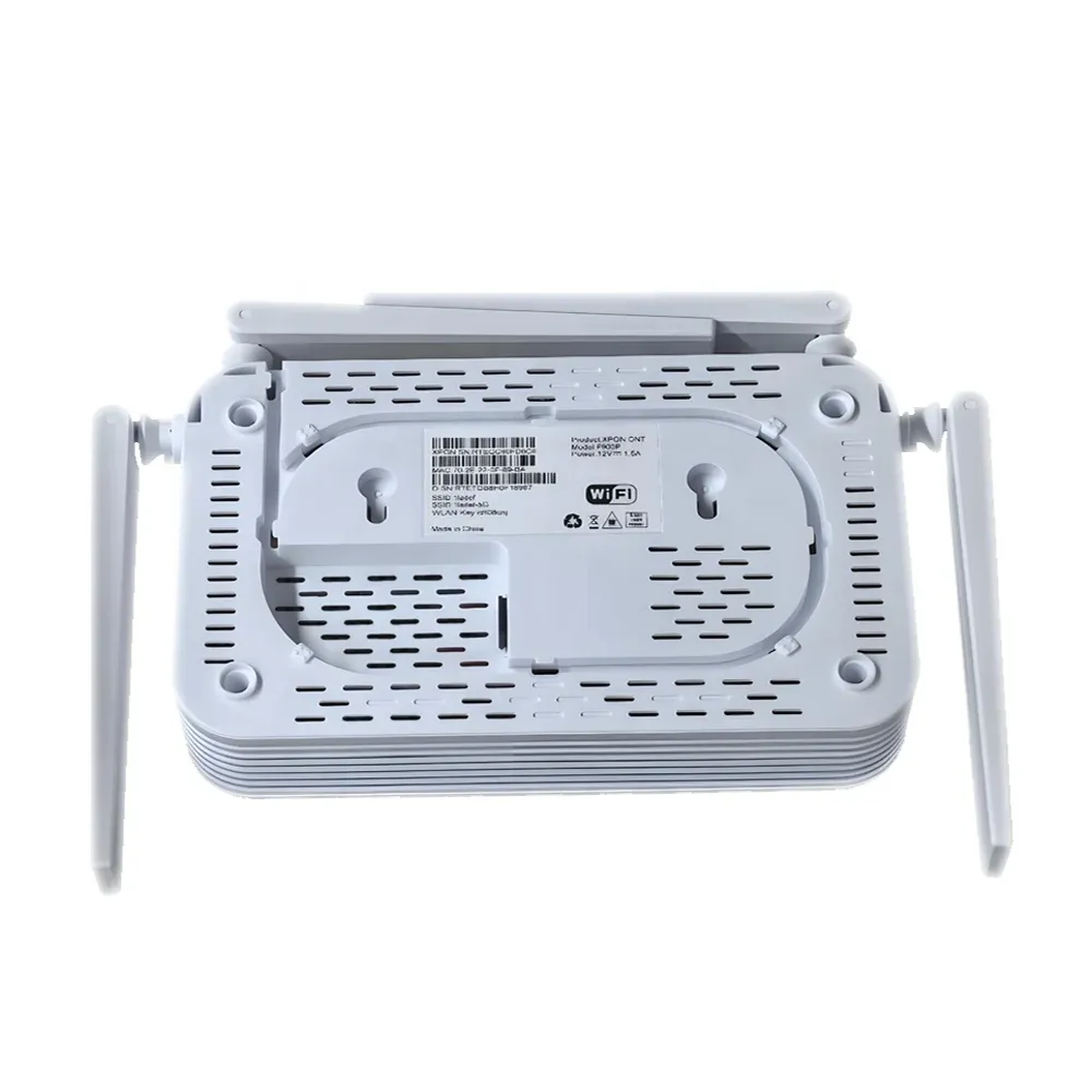 FTTH All New F900P ONT Gpon ONU 4 Port  Epon Xpon ONT 4Ge 2.4G 5G Dual Band WiFi Router Modem-boxintelecom